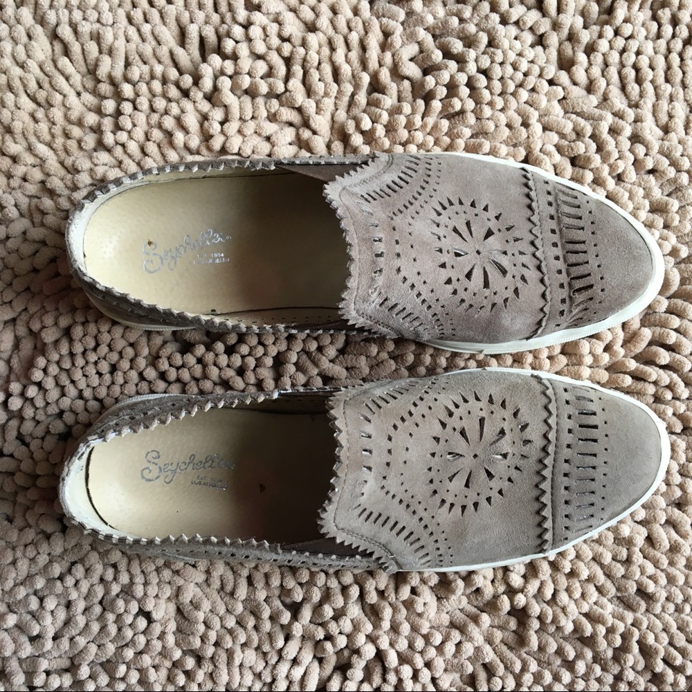 Suede Slip on deck shoes